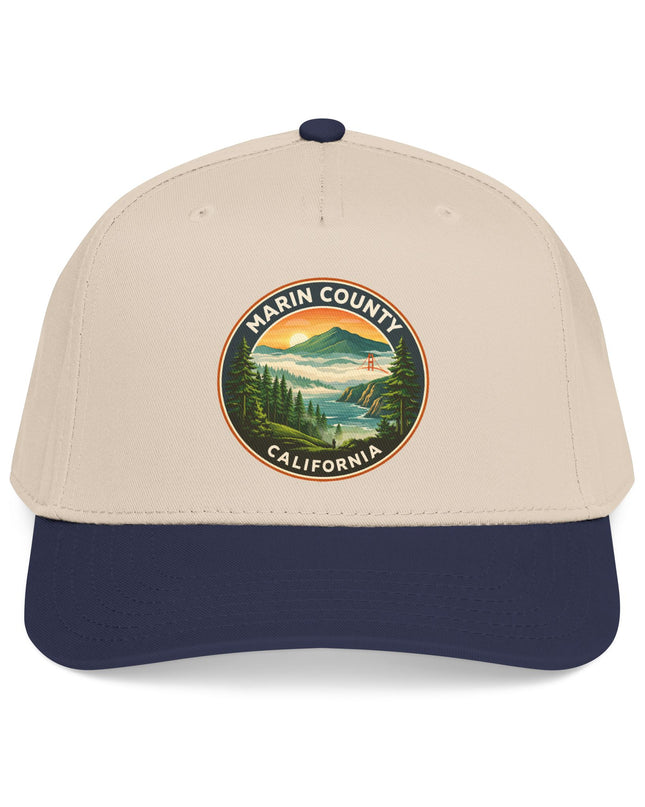 "Marin County, Above the Fog" Mid Profile Baseball Cap