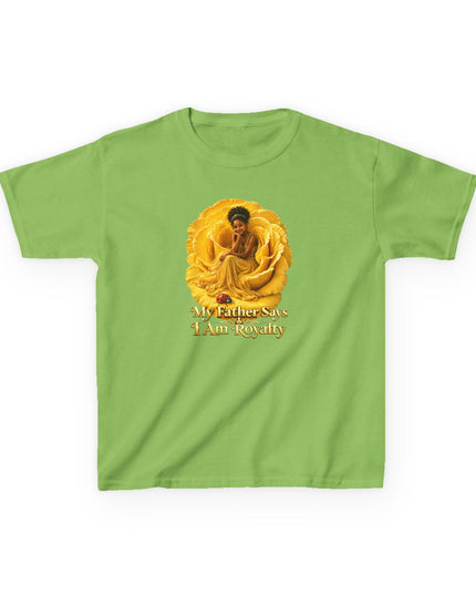 "My Father Says I am Royalty" Kids Heavy Cotton Tee