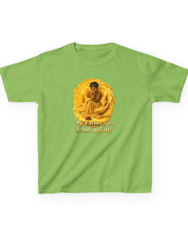 "My Father Says I am Royalty" Kids Heavy Cotton Tee