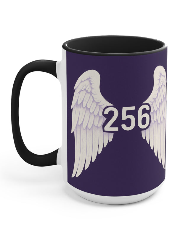 "Fluffy Angel Wing 256" Accent Mug