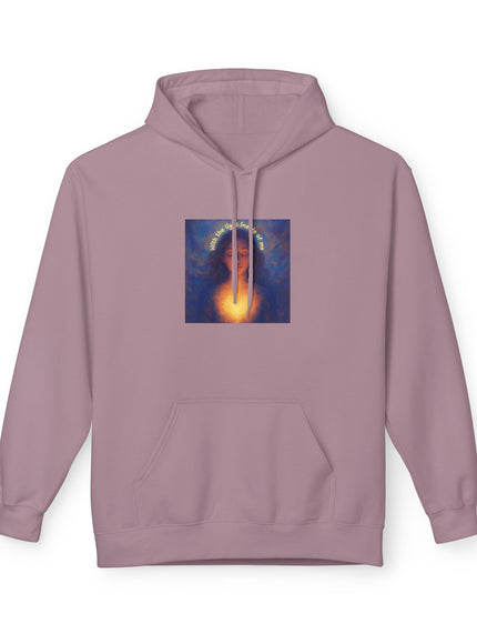 "With the Light Inside of Me" Unisex Midweight Softstyle Fleece Hoodie