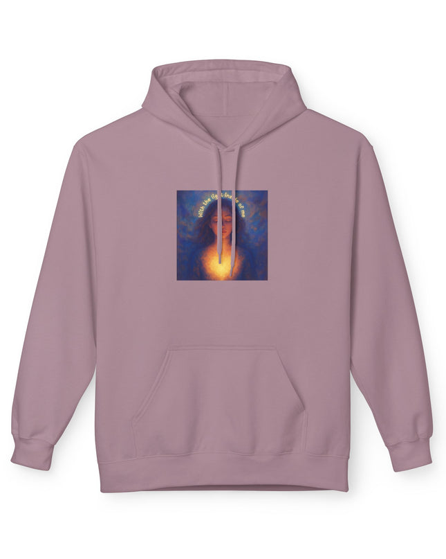 "With the Light Inside of Me" Unisex Midweight Softstyle Fleece Hoodie