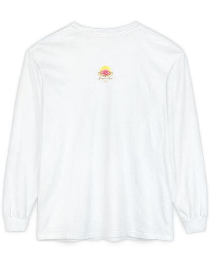 "Happy Valentine's Day" Unisex Garment-dyed Long Sleeve T-Shirt