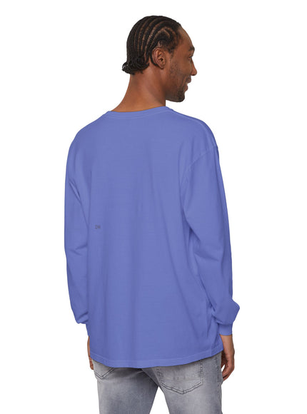 "California Poppies" Unisex Garment-dyed Long Sleeve T-Shirt