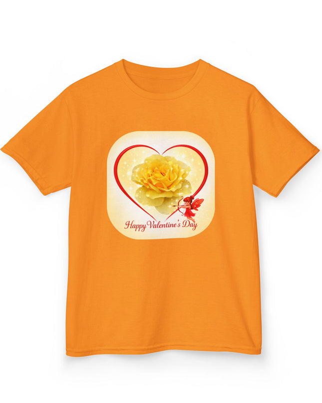 "Happy Valentine's Day" Kids Heavy Cotton Tee