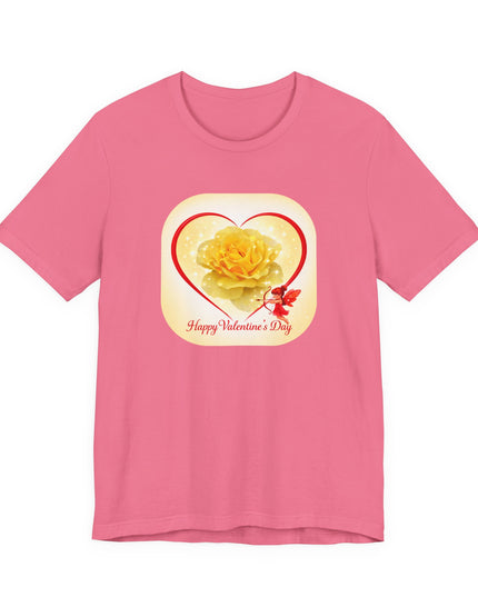 "Happy Valentine's Day" Unisex Jersey Short Sleeve Tee