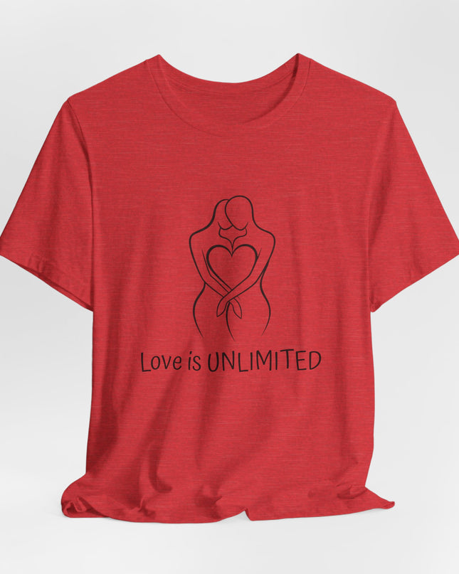 "Love is Unlimited" Unisex Jersey Short Sleeve Tee