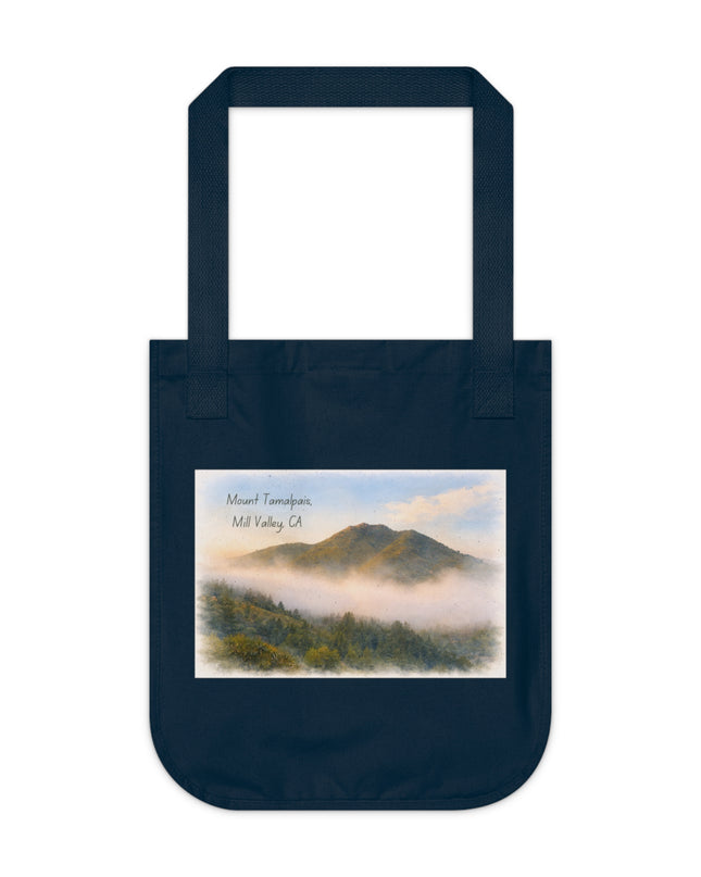 "Mount Tamalpais, Mill Valley, California" Organic Canvas Tote Bag