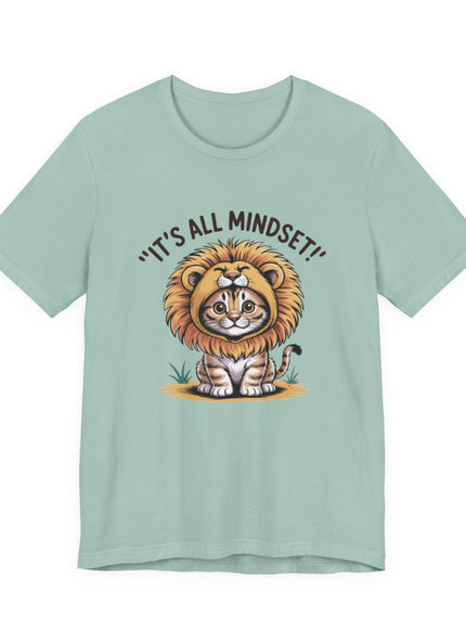 "Mindset Lion" Unisex Jersey Short Sleeve Tee