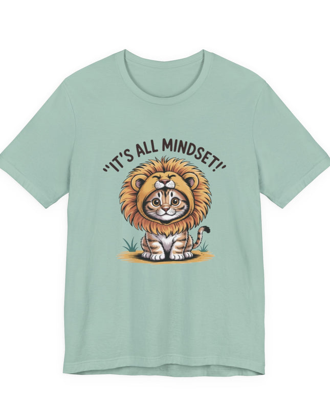 "Mindset Lion" Unisex Jersey Short Sleeve Tee