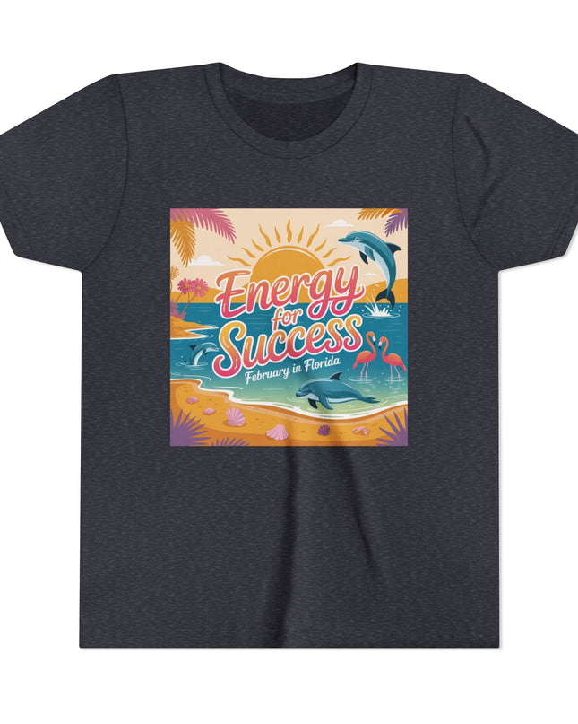 "February in Florida, Energy for Success" Youth Short Sleeve Tee