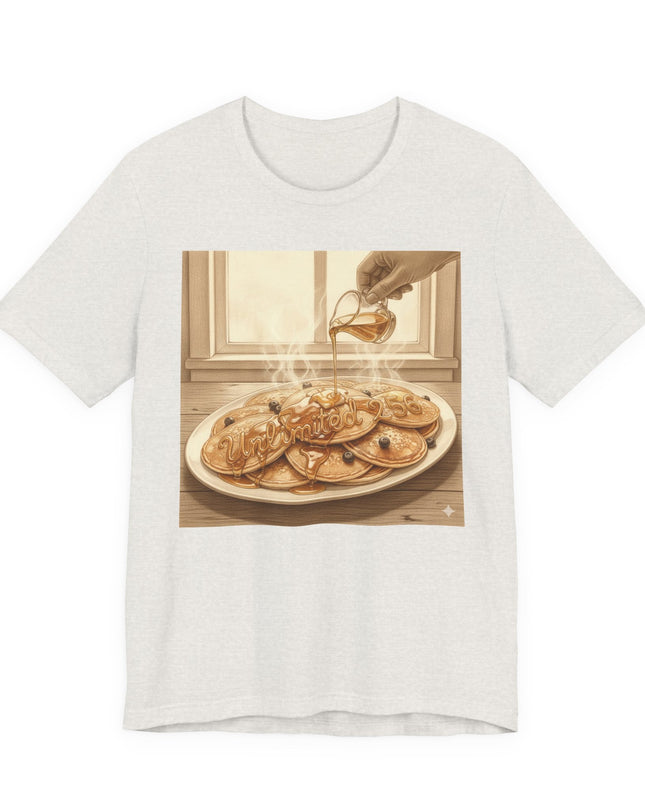 "Pancakes with Syrup" Unlimited 256 Unisex Jersey Short Sleeve Tee