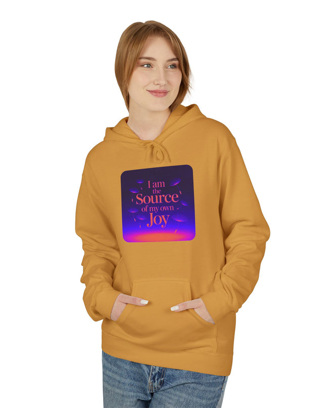 "I Am the Source of my Own Joy" Unisex Midweight Softstyle Fleece Hoodie