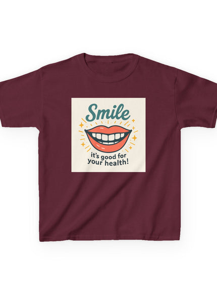 "Smile" Kids Heavy Cotton Tee