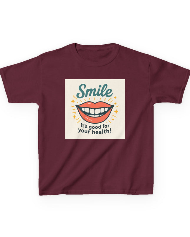 "Smile" Kids Heavy Cotton Tee