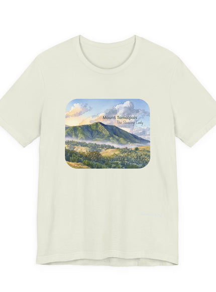 "Mount Tamalpais, the Sleeping Lady" Unisex Jersey Short Sleeve Tee