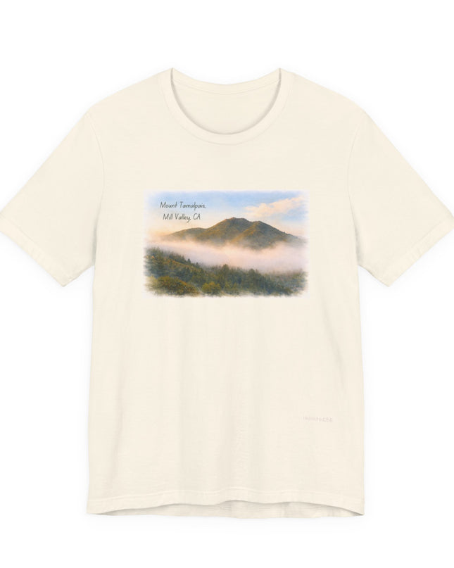 "Mount Tamalpais, Mill Valley, California" Unisex Jersey Short Sleeve Tee