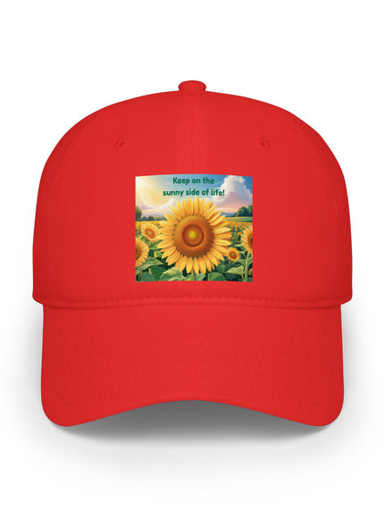"Keep on the Sunny Side of Life" Low Profile Baseball Cap
