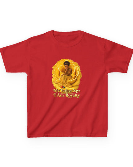 "My Father Says I am Royalty" Kids Heavy Cotton Tee