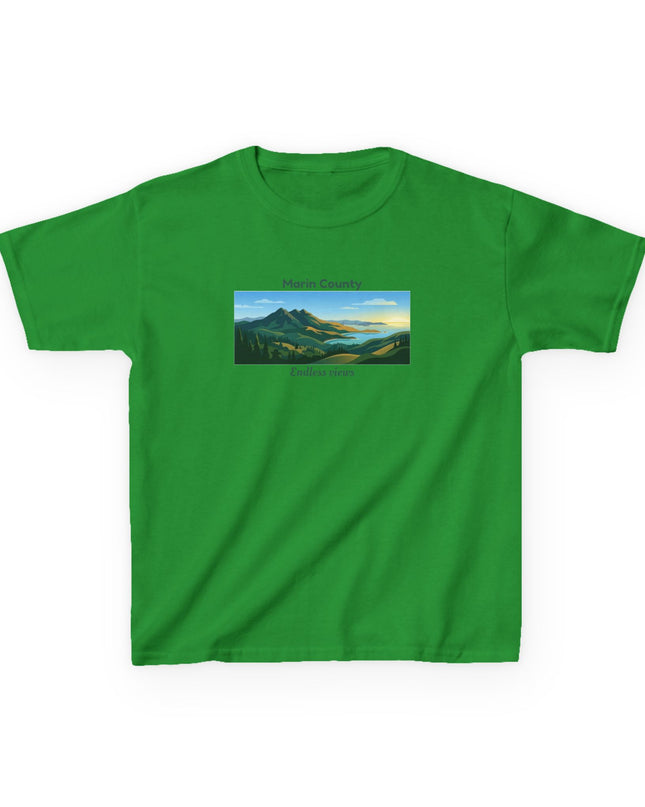 "Marin County - Endless Views" Kids Heavy Cotton Tee