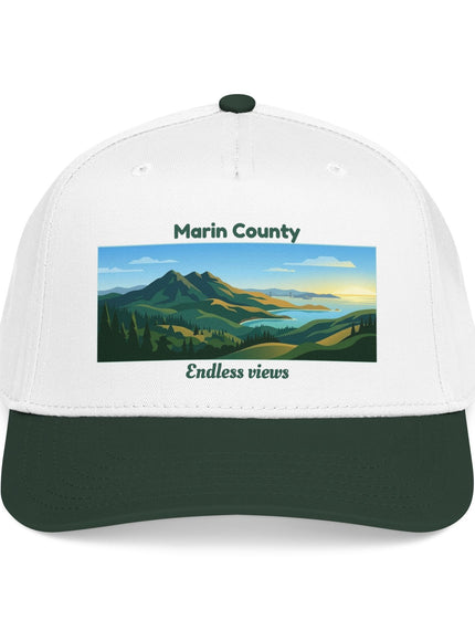 "Marin County - Endless Views" Mid Profile Baseball Cap