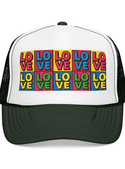 "Andy Warhol LOVE" Foam Trucker Hat