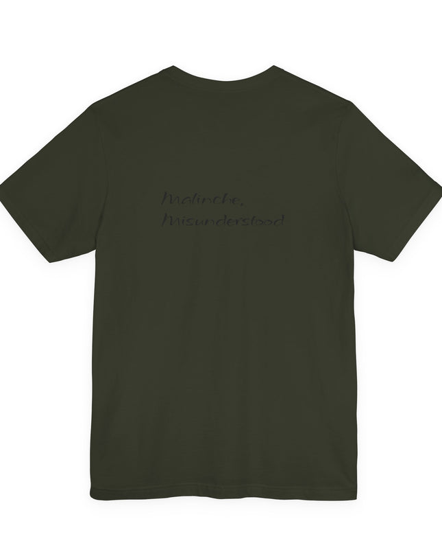 "Malinche, misunderstood" Unisex Jersey Short Sleeve Tee