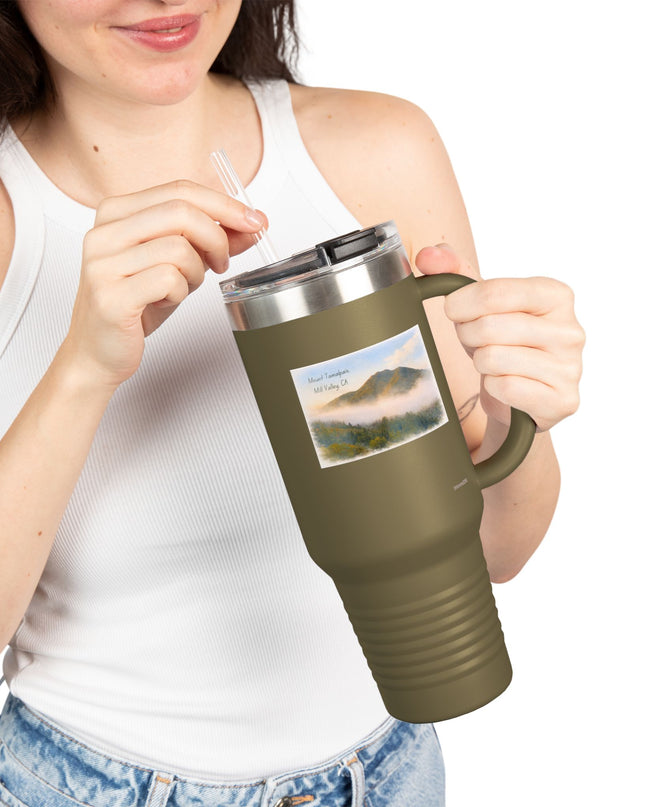 "Mount Tamalpais, Mill Valley, California" Insulated Travel Mug, 40oz