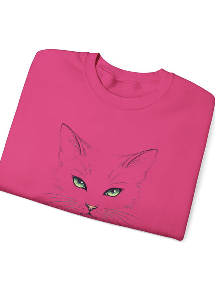 "Cat Face Sketch" Unisex Adult Sweatshirt