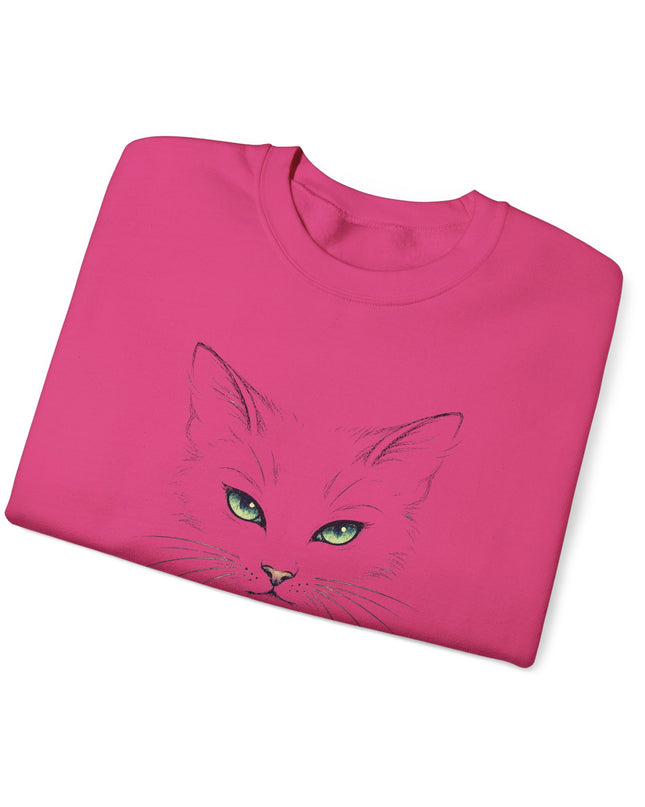 "Cat Face Sketch" Unisex Adult Sweatshirt