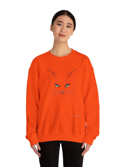 "Cat Face Sketch" Unisex Adult Sweatshirt