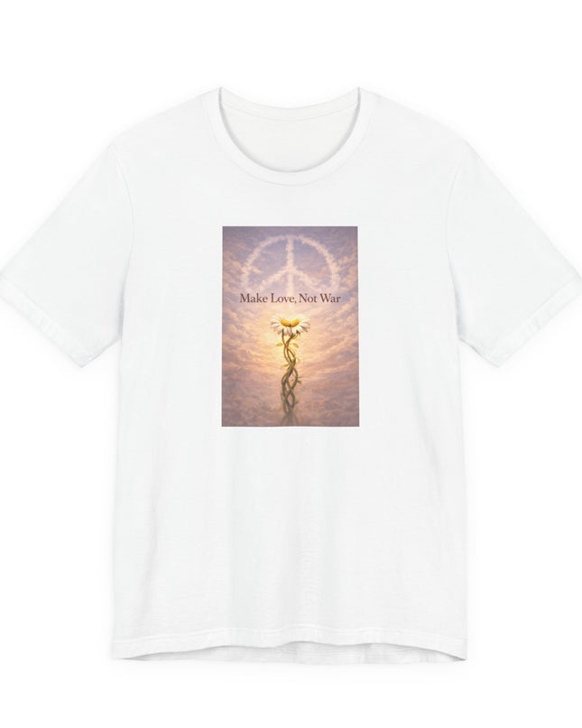 "Make Love Not War" Unisex Jersey Short Sleeve Tee