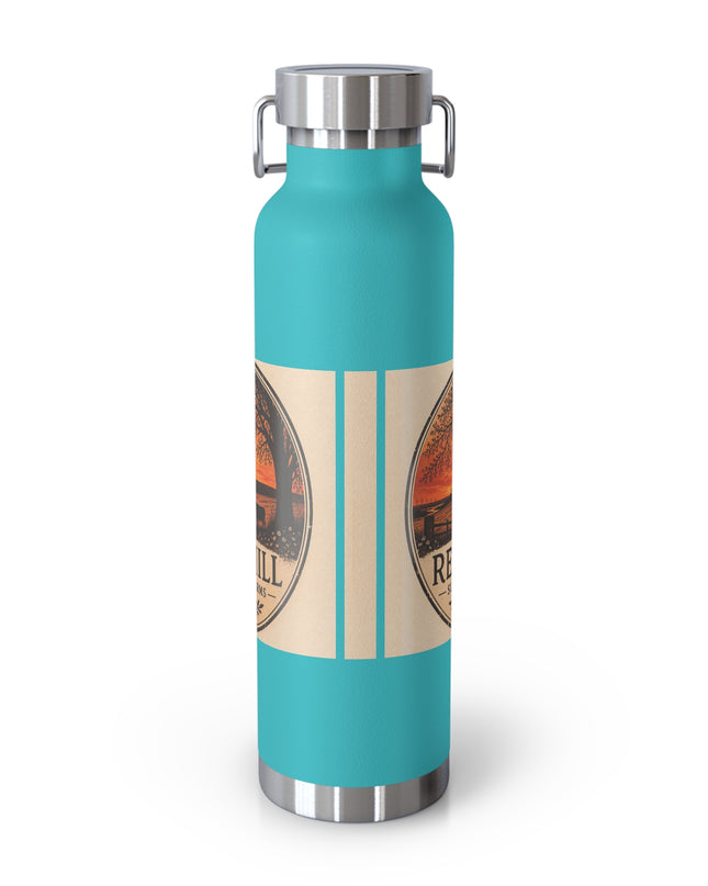 "Red Hill Sunset Farms" Copper Vacuum Insulated Bottle, 22oz