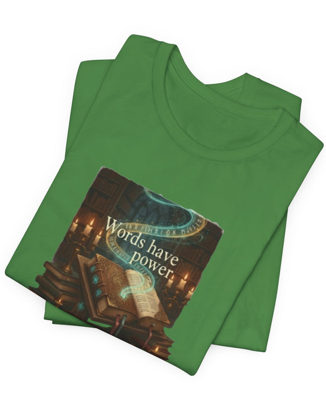 "Words Have Power Unisex Jersey Short Sleeve Tee