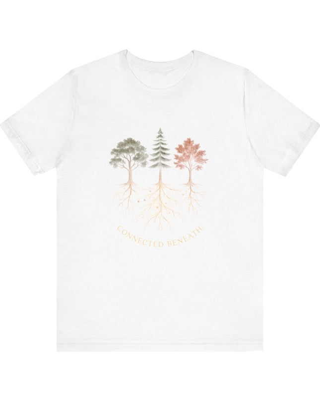 "Connected Beneath" Unisex Jersey Short Sleeve Tee