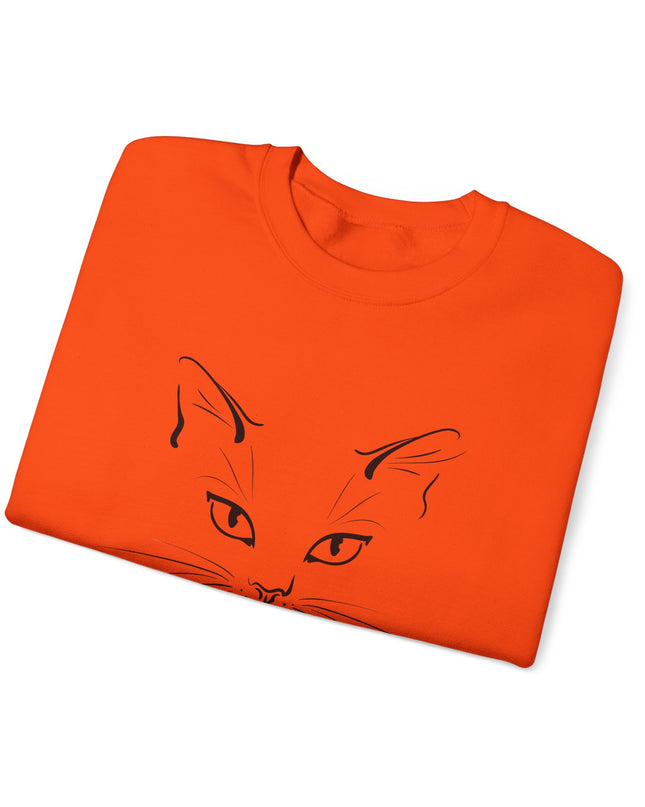 "Cat Face Sketch" Unisex Adult Sweatshirt