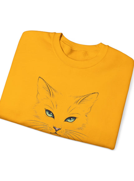 "Cat Face Sketch" Unisex Adult Sweatshirt