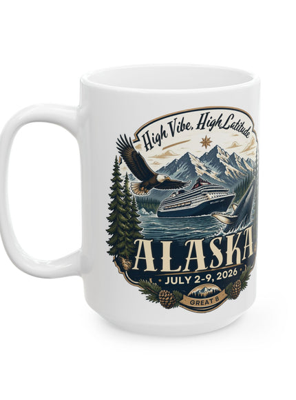 "Alaska" Ceramic Mug, (11oz, 15oz)