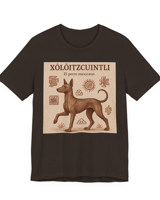 "Xoloitzcuintli - el perro mexicano" Unisex Jersey Short Sleeve Tee