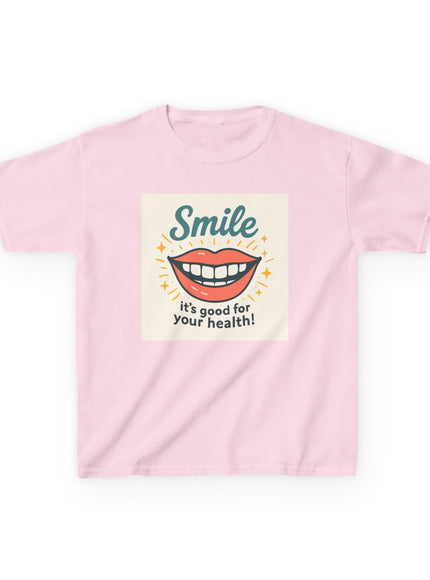 "Smile" Kids Heavy Cotton Tee