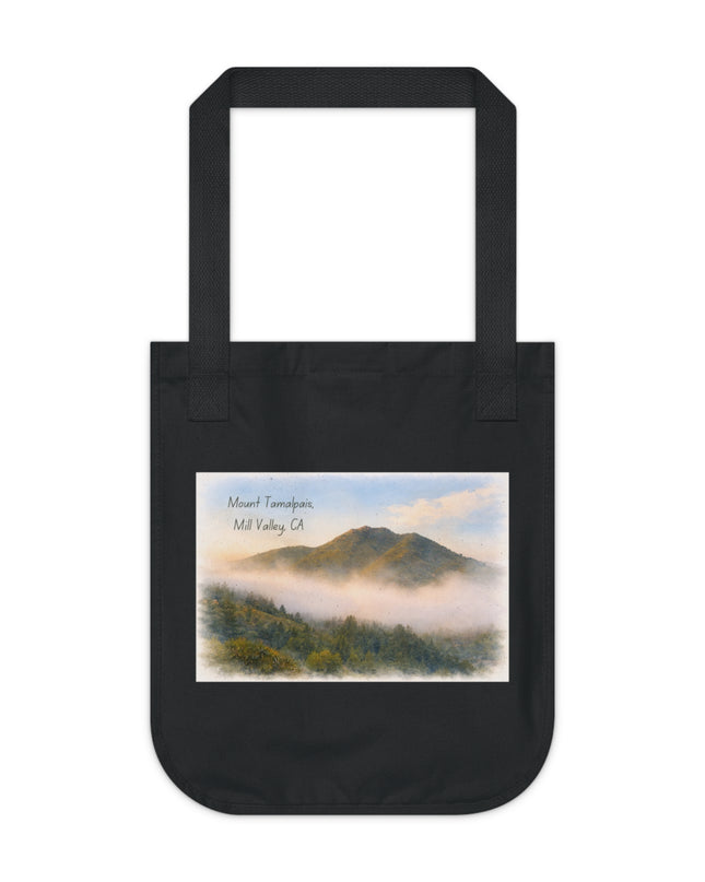 "Mount Tamalpais, Mill Valley, California" Organic Canvas Tote Bag
