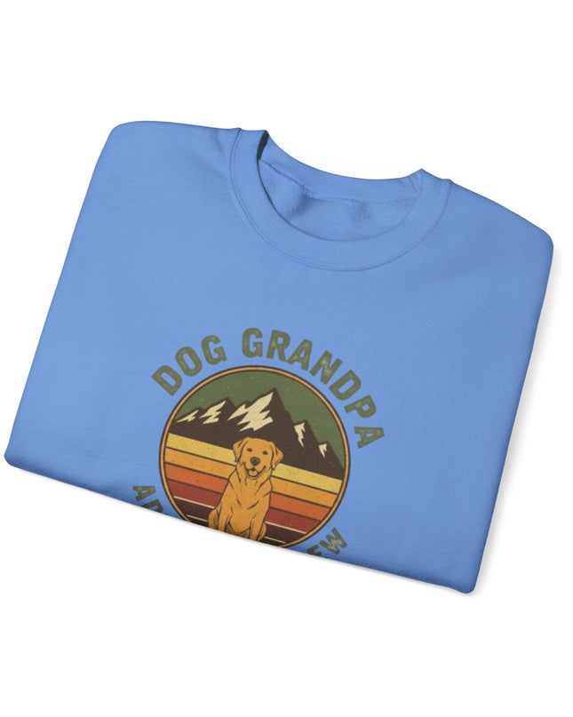 "Dog Grandpa Adventure Crew" Unisex Adult Sweatshirt