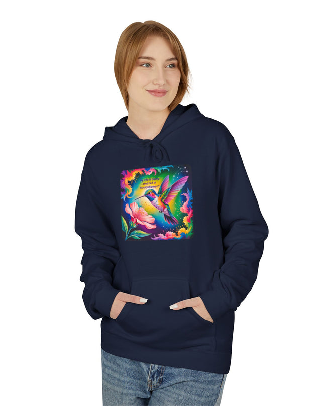 "My Life is Being Created in Every Moment" Unisex Midweight Softstyle Fleece Hoodie