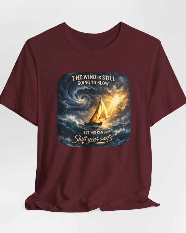 "Shift your Sails" Unisex Jersey Short Sleeve Tee