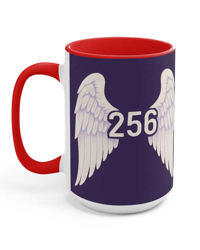"Fluffy Angel Wing 256" Accent Mug