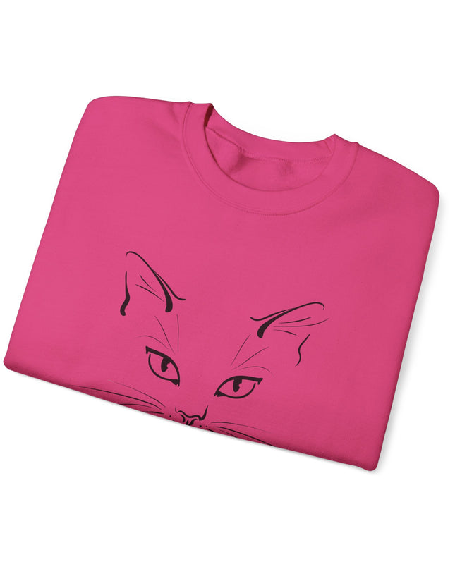 "Cat Face Sketch" Unisex Adult Sweatshirt