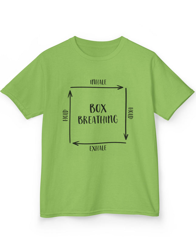 "Box Breathing" Kids Heavy Cotton Tee