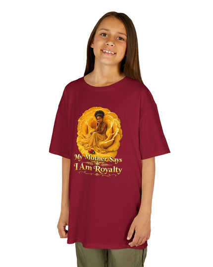 "My Mother Says I am Royalty" Kids Heavy Cotton Tee