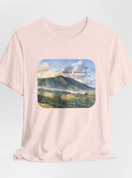 "Mount Tamalpais, the Sleeping Lady" Unisex Jersey Short Sleeve Tee