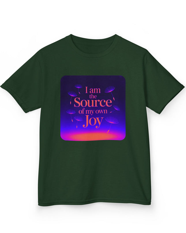 "I Am the Source of my Own Joy" Kids Heavy Cotton Tee